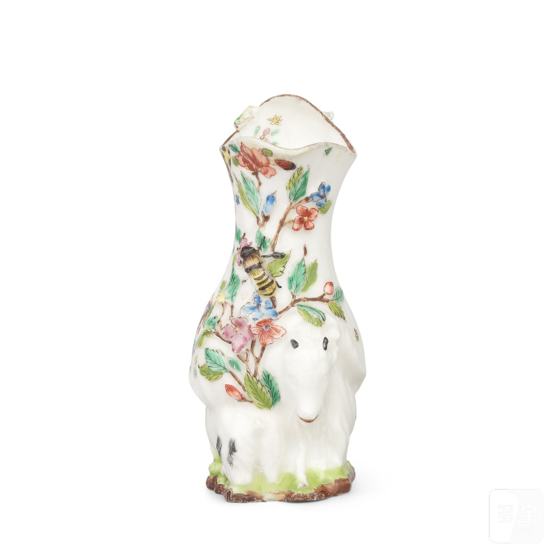 A Chelsea 'Goat and Bee' jug, circa 1745-47 - 图5